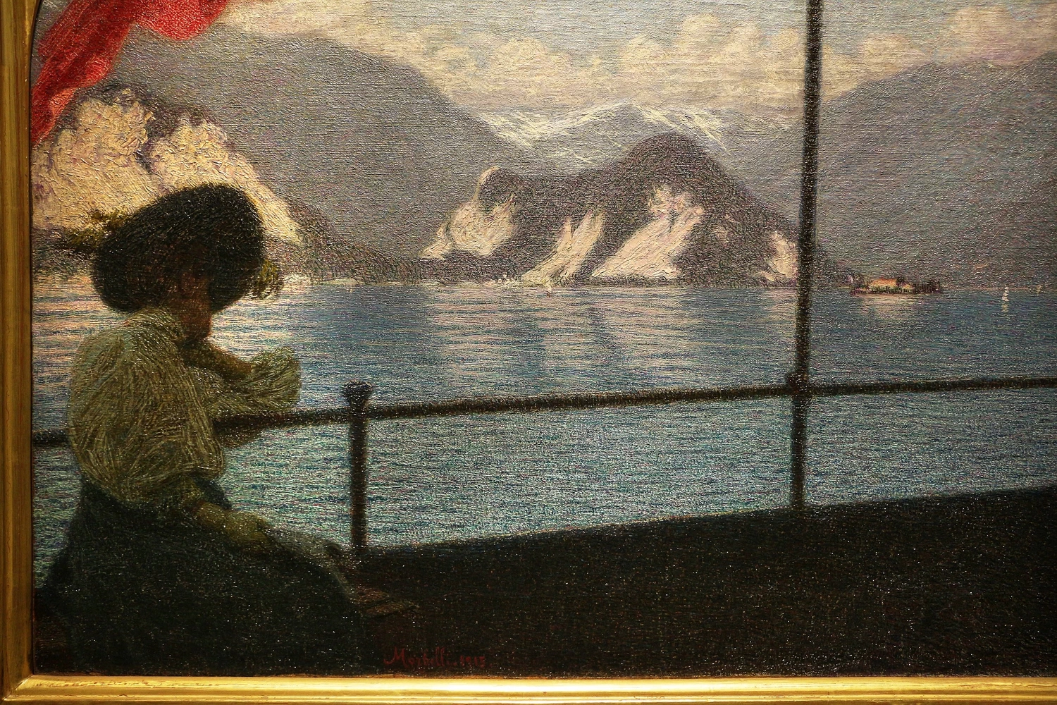 Battello sul lago Maggiore - Gallerie di Piazza Scala, Milano, dettaglio